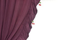 Cortinas de Estilo Princesa Nórdica con Flecos Decorativas en Color Sólido para Sala de Estar Dormitorio Material de Poliéster 100% Tema Romántico Cortinas Lavables de Largo 260cm y Más - details 32