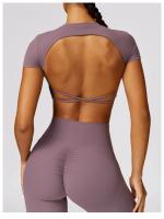 Traje de Yoga de Espalda Descubierta Deportivo para Mujeres Ropa de Fitness de Secado Rápido - details 19