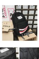 Mochilas escolares para niños y niñas, mochila grande con diseño de tiburón, impermeable, para viaje - details 12