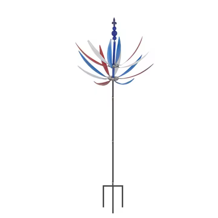 Spinner de viento de Metal, giratorio con estaca, molinos de viento de jardín para patio/Patios/exteriores, decoración de patio - 1