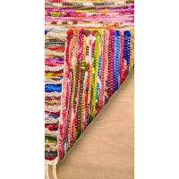Alfombra de algodón Multicolor - 183x123 cm Alfombras de Piso rectangulares Grandes Coloridas Hechas a Mano de para decoración de Sala de Estar y Dormitorio - details 10