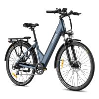 FAFREES F28 Pro Bicicleta Eléctrica,Neumático de 27,5*1,75 pulgadas,Motor de 250W,Batería de 36V 14.5Ah,SHIMANO de 7 Velocidades,Frenos de Disco Mecánicos,Luces LED Delanteras y Traseras,Portaequipajes Trasero HD,Azul - details 11