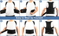 Tcare Corrector de Postura de Espalda Soporte Lumbar para Alivio del Dolor de Espalda y Apoyo para la Postura del Hombro - details 4