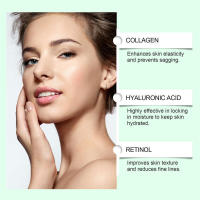 Crema facial de colágeno y té verde con ginseng hidratante, iluminadora, hidratante y reafirmante para la piel - details 8