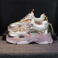 Nuevo 2023 diseñador de moda tacones altos marca de lujo zapatos casuales de mujer deportes sin nombre China barato - details 2