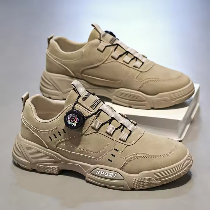 Zapatos Casuales Versátiles para Hombres Primavera 2025 Antideslizantes, Impermeables, Resistentes al Desgaste Zapatos de Trabajo - 1