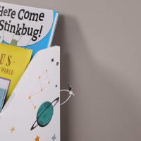 Estantería de Juguetes Móvil Multifuncional con 3 Compartimentos Caja de Libros Infantil con Ruedas - details 5
