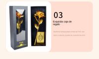 Navidad para damas Día del maestro Regalos para el día de la madre Flores y tarjetas de regalo de papel de aluminio dorado fresc - details 8