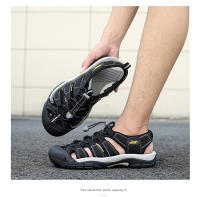 Sandalias Casuales de Cuero de Vaca de Gran Tamaño Zapatos de Playa para Hombres y Mujeres - details 27