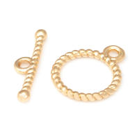 Pulsera de Tirantes Geométricos de Latón Dorado 18K Clasps para Hacer Joyería DIY - details 63