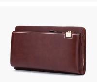 Bolso largo del embrague de los bolsos del bolso del bolso de la tarjeta de la cartera de la PU del negocio de los hombres ocasionales para el hombre - details 1