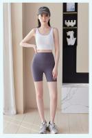 Pantalones cortos deportivos de yoga de cintura alta para mujer, ropa de calle informal para fitness, pantalones cortos ajustados para entrenamiento con bolsillo, pantalones cortos de gimnasio con ropa interior incluida - details 10