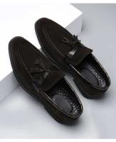 9611 cuero nueva moda negocios puntiagudos versión coreana británica Su Liu zapatos casuales versátiles - details 6