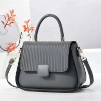 Bolso de hombro diagonal de gran capacidad para mujer de alta gama, cierre de cremallera, modelo de PU de moda 21981 - details 2