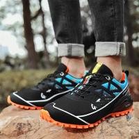 Zapatos de senderismo para hombre y mujer, calzado deportivo de cuero - details 11