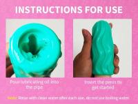 Leten-taza Vaginal suave para hombre, masturbador de succión realista con espuma, coño de bolsillo, juguetes sexys para adultos - details 11