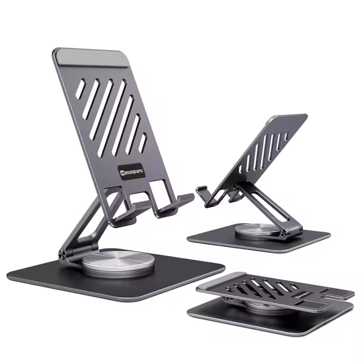 Minisopuru Soporte de Tablet Base Giratoria de 360° Soporte Portátil para Dispositivos Electrónicos - 1