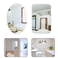 Pegatina de Espejo de Pared Extraíble 3D Diseño Ovalado Ideal para Baño Decoración del Hogar - details 4