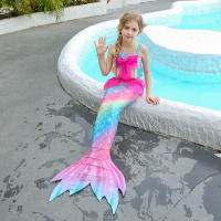 Traje de baño de cola de sirena para niños y niñas, bañador con Monofin - details 17