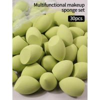 Juego de 30 esponjas de maquillaje KOSSHOW duras y duraderas, adecuadas para todo tipo de piel, tamaño 6 cm - details 1