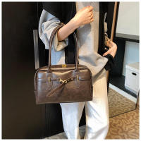 Bolso "Hombro de Mujer 2025" |   Retro grande |   Almohada estilo Boston. |   Bolso de hombro elegante para oficina y vida. |    "De mujer | | | | - details 24