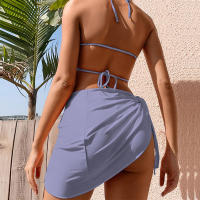 Bikini plisado Bandeau para mujer, bañador Sexy, conjunto de Bikini con Tanga, ropa de playa para nadar, traje de baño 2023 - details 9