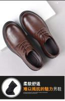 Zapatos de hombre, zapatos de cuero casuales de negocios, zapatos de traje con cordones - details 4