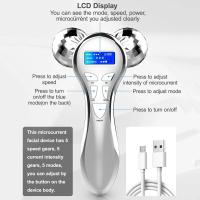 Scttomon Masajeador Facial 4D EMS Herramienta de Cuidado de la Piel de Belleza para Levantamiento Facial Vibración de Microcorriente - details 5