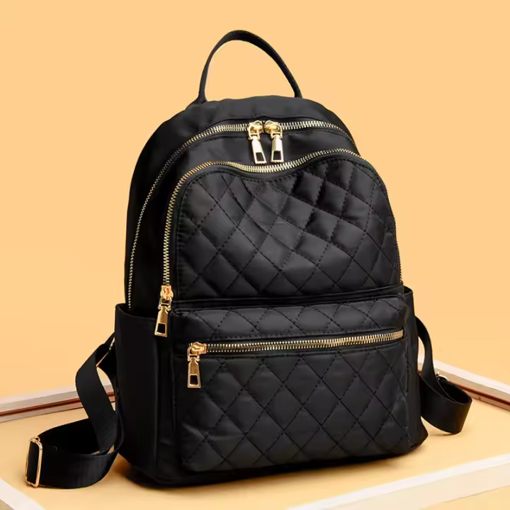 Mochila Oxford con múltiples bolsillos para mujer, bolso escolar de gran capacidad, impermeable, de viaje de negocios, informal, deportivo - 1