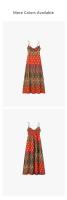 Vestido estampado con tirantes para mujer, prenda elegante, sofisticada y versátil, primavera y verano, novedad de 2024 - details 4
