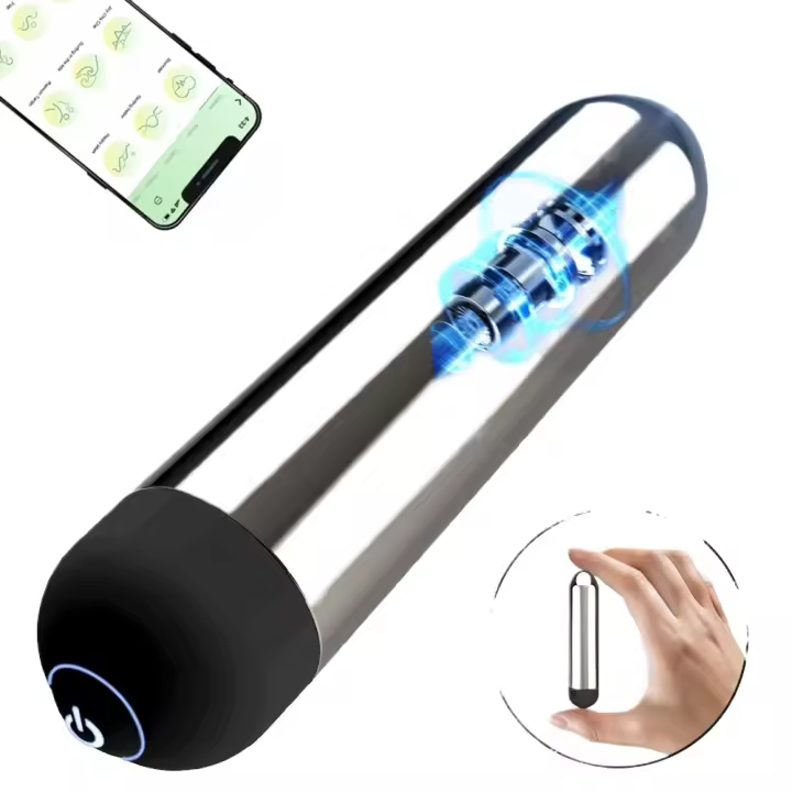 Potente vibrador tipo bala con aplicación Bluetooth, masajeador de estimulación del punto G del clítoris, Mini estimulador Anal de vagina, juguete sexual para mujeres - 1