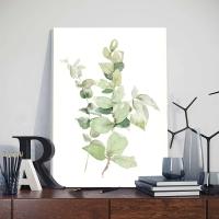 Pintura Nórdica de Arte de Pared en Lienzo JUBEER con Marco Posters de Hojas de Plantas Minimalistas Pictras para Decoración del Hogar - details 10