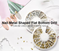 KADS 3D metálico oro/plata remache escamas de uñas arte Decoración Accesorios de uñas manicura brillo gemas - details 0