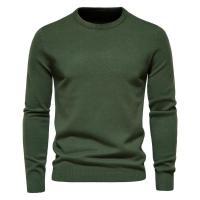Suéter grueso de cuello redondo para hombre, jersey de punto cansado, tops de otoño e invierno - details 2