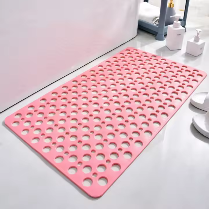 Alfombrilla de baño antideslizante TPE, alfombrilla con agarre de succión, bañera antideslizante, fuerte succión, ducha antimoho con ventosa, producto de baño - 1