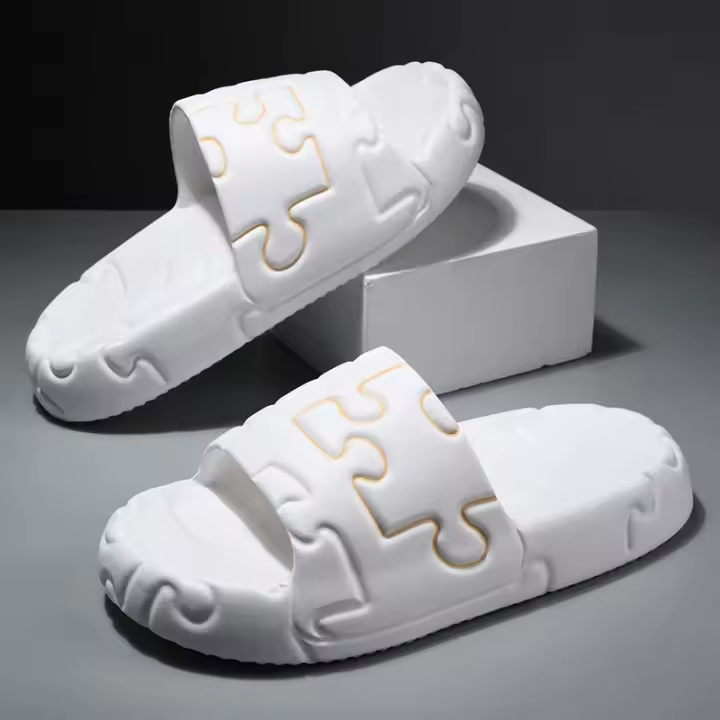 Zapatillas de plataforma para hombre, zapatillas suaves, zapatillas de EVA para mujer, chanclas de moda, zapatos para exteriores, zapatillas informales de verano para parejas - 1