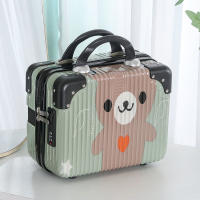 Bolsa de maquillaje pintada colorida para mujer, bolsa de aseo portátil de gran capacidad, bolsa de almacenamiento impermeable simple de viaje de mano de alto valor - details 0