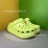 Zapatos con aumento de altura de suela gruesa con agujeros, sandalias antideslizantes de verano Unisex para parejas - details 15