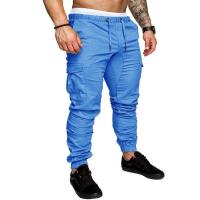 Pantalones cargo informales para hombre, pantalón con múltiples bolsillos, a la moda, para exteriores - details 2