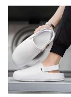 Birken verano Casual ropa exterior sandalias nueva moda talla grande media cerda perezoso suela gruesa zapatillas de hombre botón - details 22