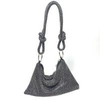 Bolso de Noche de Diamantes de Imitación Hecho a Mano Bolso Cruzo y de Hombro con Diamantes Completos - details 3