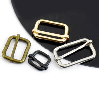 10 Piezas De Deslizador De Metal De 20 - 50 Mm, Alambre De Metal De Tres Deslizadores, Regulador De Deslizadores De Correa De Ro - details 4