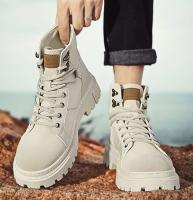 Zapatos de hombre con plataforma y cordones botas de goma para hombre de corte alto primavera otoño calidad Y2k Vintage Retro diseñador Casual oferta barata nuevo - details 10