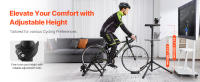 SucceBuy Escritorio de Ciclismo, Entrenador de Bicicleta Ajustable Plegable Estacionario y Escritorio para Caminadora con Soporte Triangular - details 2