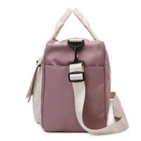 Bolsas de lona de viaje impermeables con separación de bolsillo seco y húmedo de gran capacidad personalizadas con compartimento para zapatos - details 10