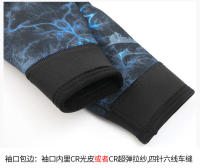 Traje de neopreno para hombre de 3MM con capucha súper elástico, traje de buceo de caza de camuflaje de 2 piezas para snorkeg de apnea de agua fría - details 10