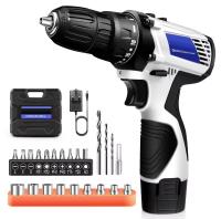Kit de Taladro Inalámbrico Mini 12V Destornillador Eléctrico con Luz de Trabajo LED - details 0