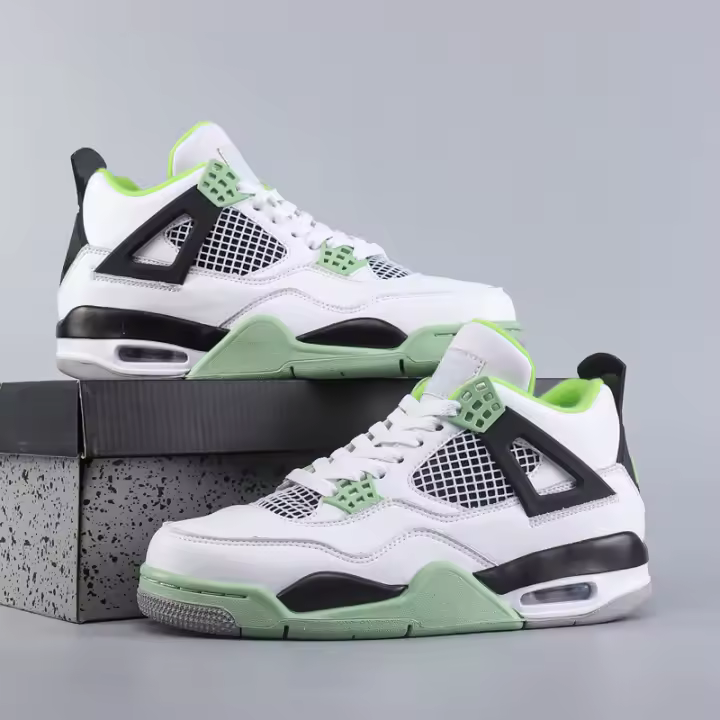 AJ4 conejo gris zapatos de los hombres zapatos de las mujeres deportes zapatos de baloncesto garantía de calidad de un año. - 1