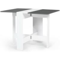 Mesa plegable para 2-4 personas, madera, blanco, madera de haya, 103 x 76 cm - details 9