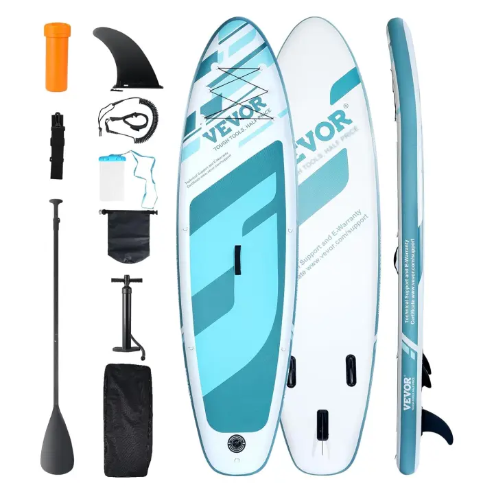 Tabla de Paddle Inflable 323 x 84 x 15 cm PVC Accesorios para Tabla Bolsa para Teléfono Mochila - 1